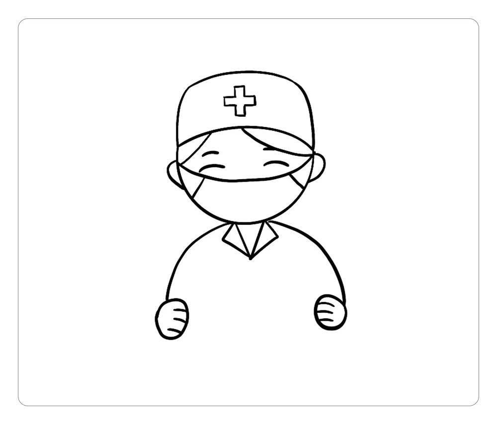 医生的简笔画图片大全 医生的简笔画图片大全带颜色