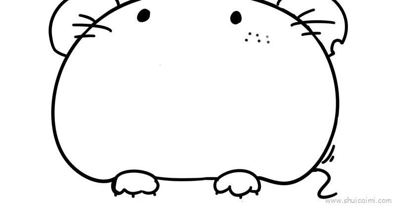 老鼠边框儿童画怎么画 老鼠边框简笔画顺序