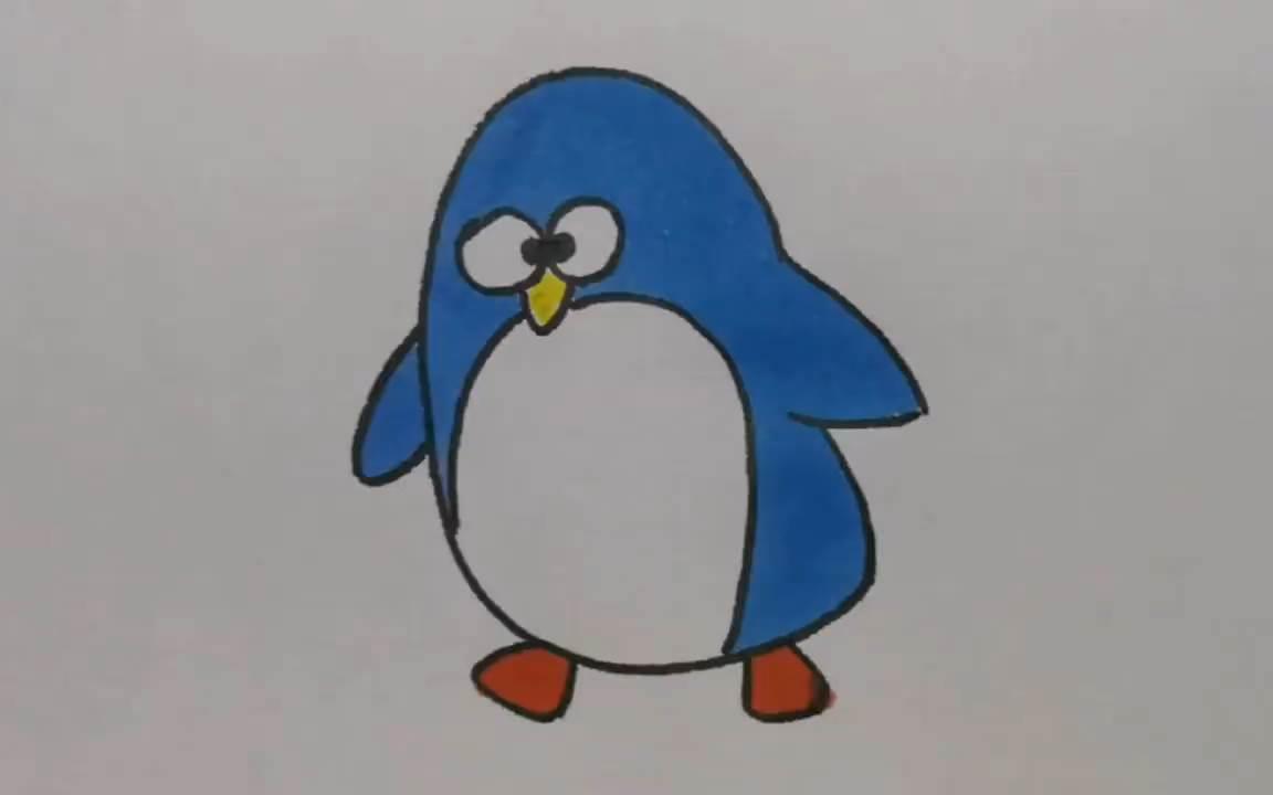 企鹅的简笔画 企鹅的简笔画可爱