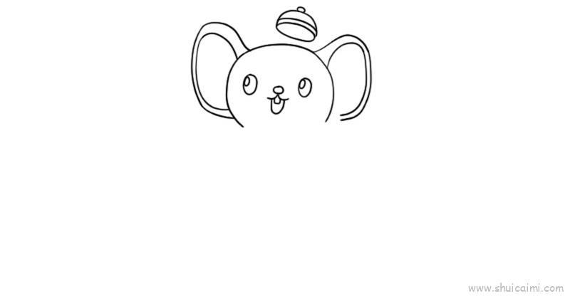 老鼠福袋儿童画怎么画 老鼠福袋简笔画步骤