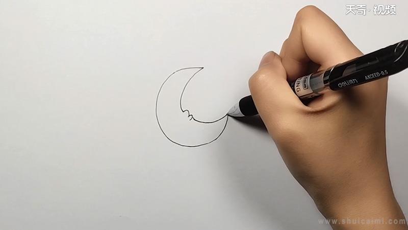 月亮简笔画怎么画 月亮简笔画步骤