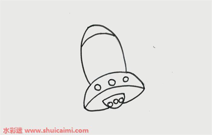 宇宙飞船怎么画 宇宙飞船简笔画图片大全带颜色