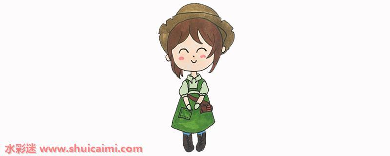 简单好看的五人格园丁全身画简笔画