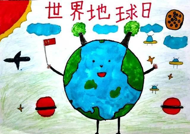地球的简笔画图片大全 地球的简笔画图片带颜色