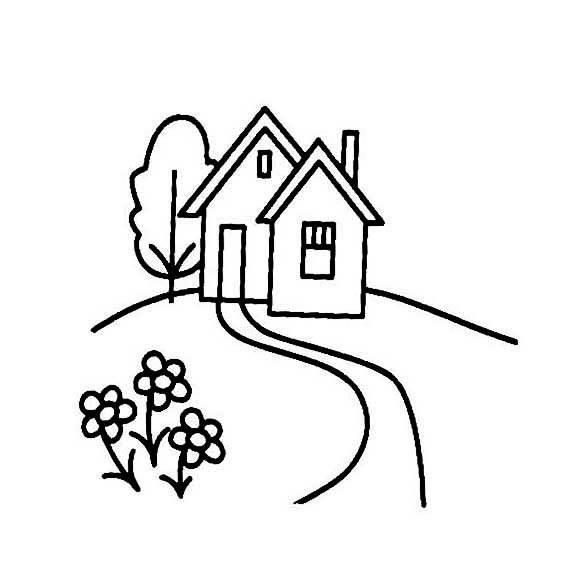 风景简笔画 风景简笔画简单又漂亮