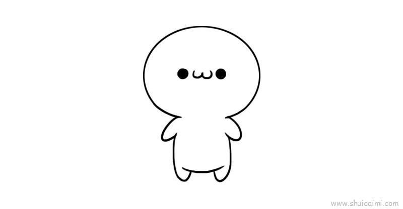 长草颜团子儿童画怎么画 长草颜团子简笔画好看