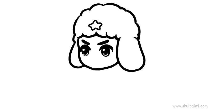 雷峰头像儿童画怎么画 雷峰头像简笔画好看