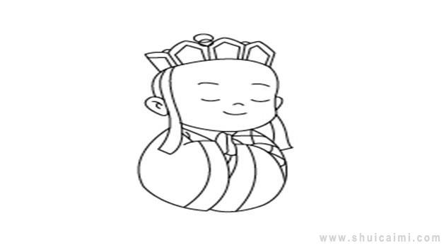 唐僧简笔画怎么画 唐僧简笔画顺序