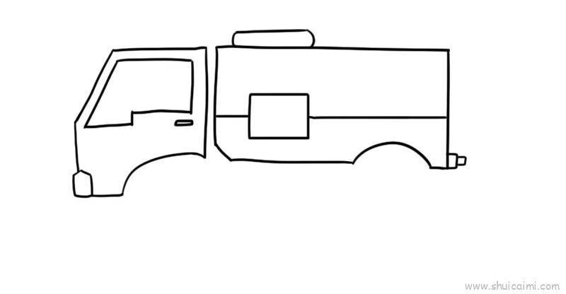 扫地车教程儿童画怎么画 扫地车教程简笔画图片大全