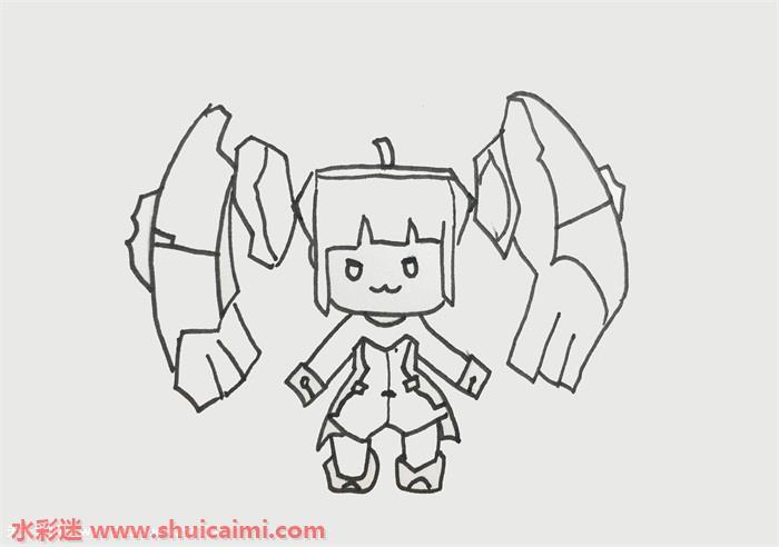 幻音简笔画教程:幻音怎么画简单又漂亮