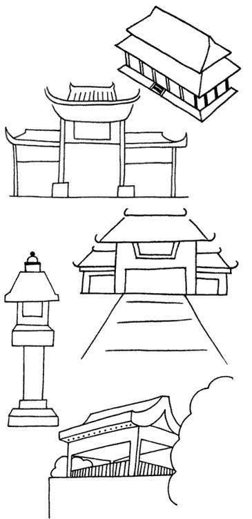 建筑简笔画 建筑简笔画幼儿园
