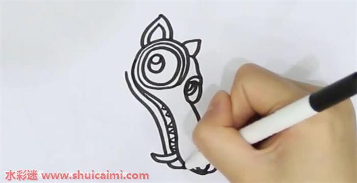 冰河世纪松鼠怎么画 冰河世纪松鼠简笔画彩色