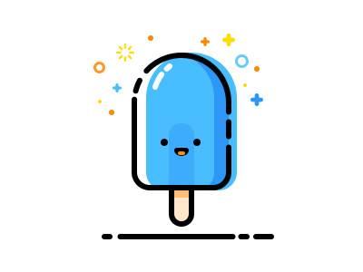 大头棒冰简笔画 大头冰棒图片