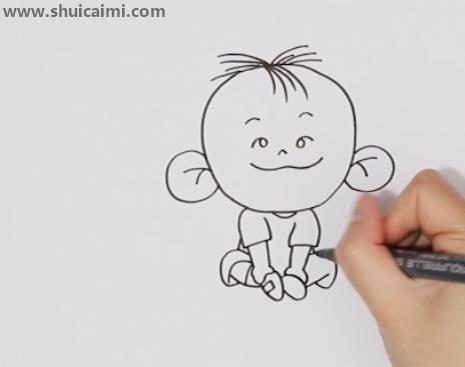 大耳朵图图简笔画怎么画 大耳朵图图简笔画好看