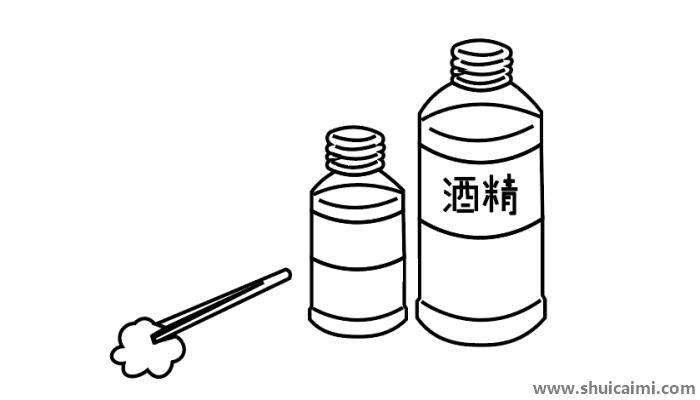 酒精瓶简笔画怎么画 酒精瓶简笔画好看