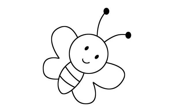 小蜜蜂简笔画 小蜜蜂简笔画幼儿
