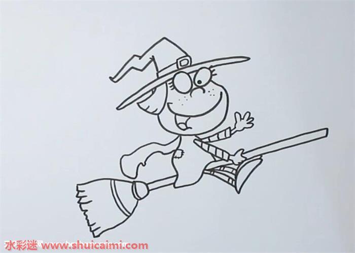 女巫怎么画 女巫简笔画简单又漂亮