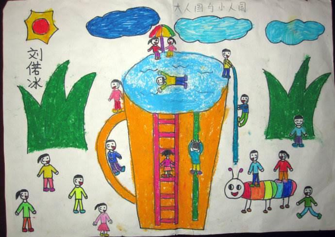 小人国简笔画 大人国与小人国简笔画怎么画