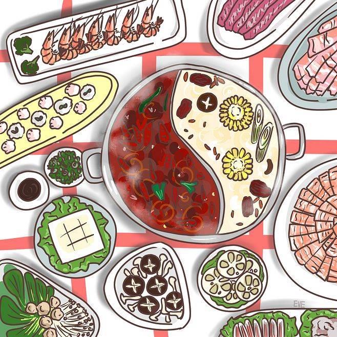 火锅简笔画 火锅简笔画简单又漂亮