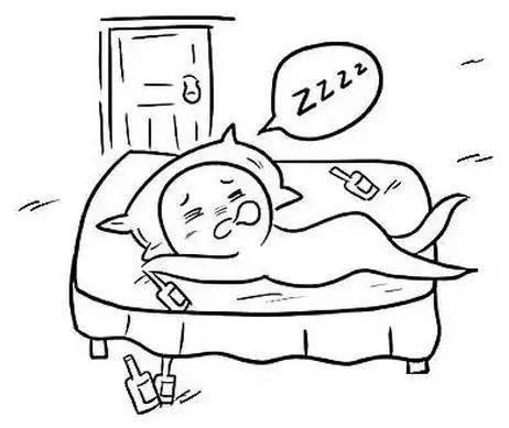 睡觉简笔画图片大全 睡觉简笔画图片大全儿童画