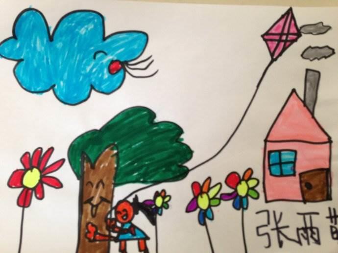 风来了简笔画 风来了简笔画一等奖