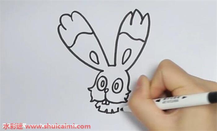 掘掘兔怎么画 掘掘兔简笔画彩色