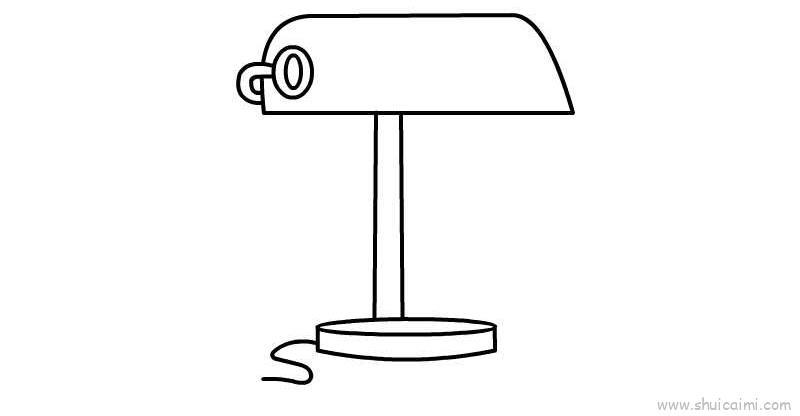 台灯儿童画怎么画 台灯简笔画画法