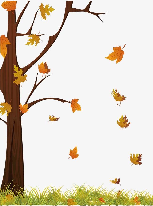 落叶简笔画 落叶简笔画彩色