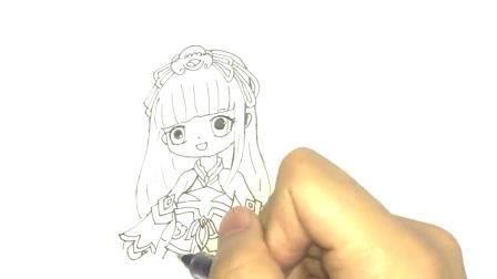 小仙女简笔画 小仙女简笔画萌萌哒