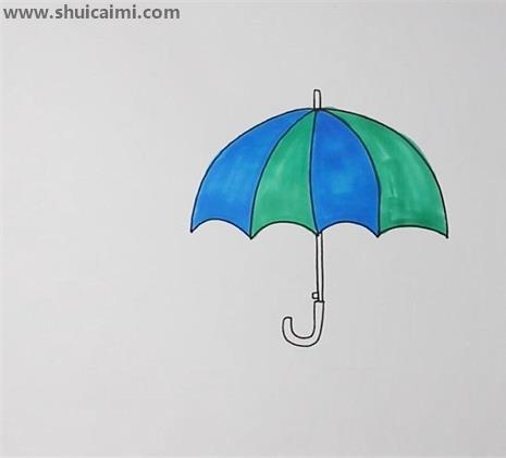 伞简笔画怎么画 伞简笔画图片大全