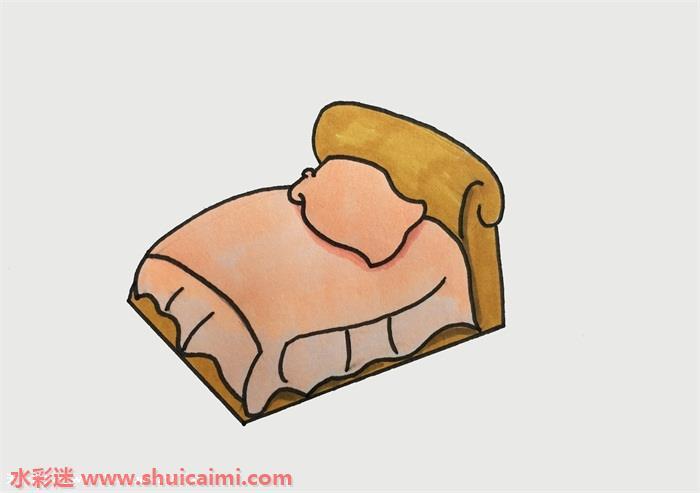 床怎么画 床简笔画画法