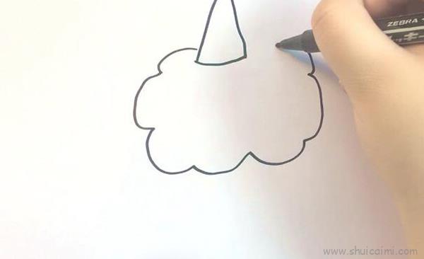 下雪儿童画怎么画 下雪简笔画简单