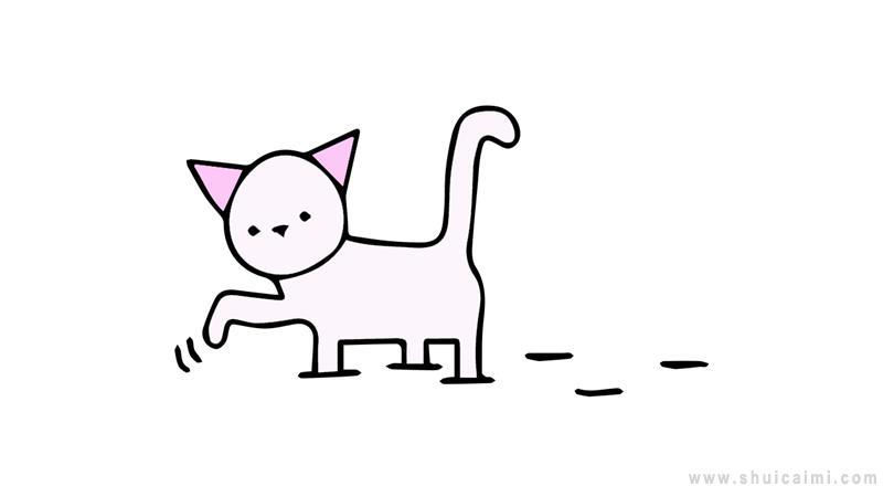 猫咪简笔画怎么画 猫咪简笔画步骤