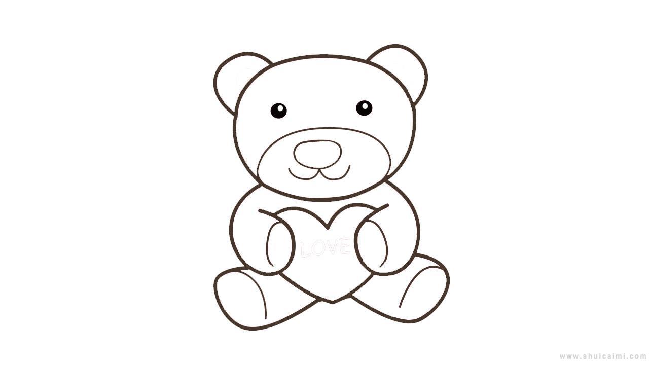 毛绒玩具简笔画怎么画 毛绒玩具简笔画简单又好看