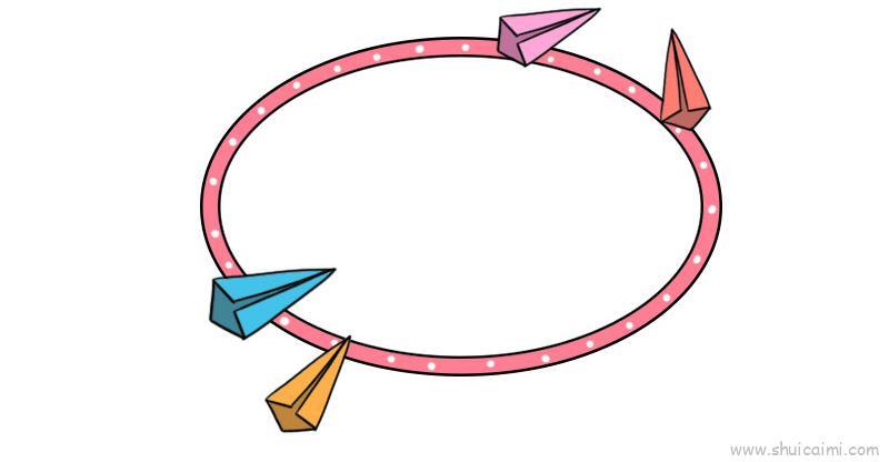 边框儿童画怎么画 边框简笔画顺序
