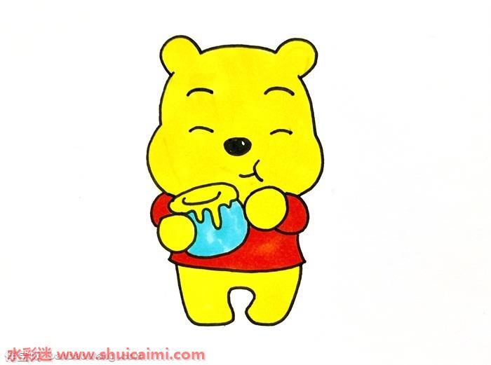 小熊维尼怎么画 小熊维尼简笔画画法