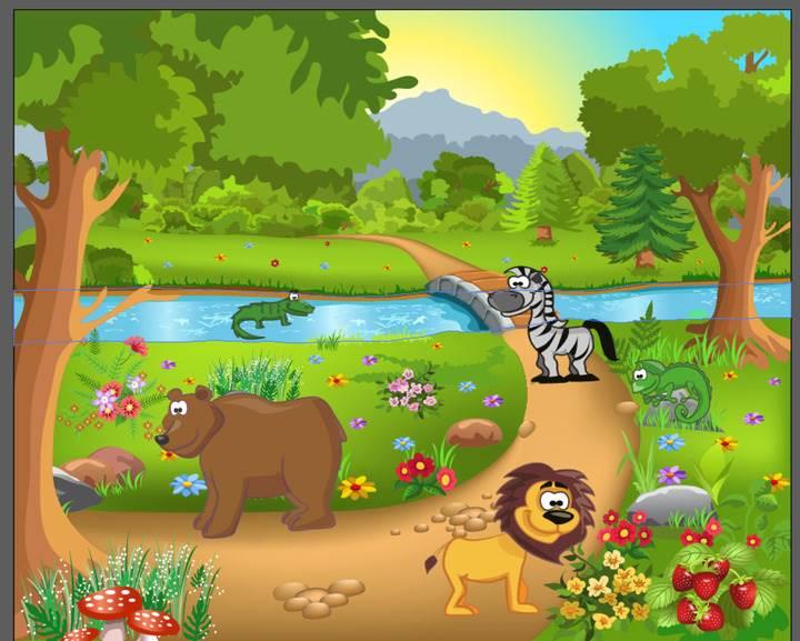 森林简笔画 森林简笔画简单又漂亮