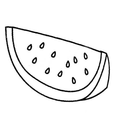 儿童简笔画西瓜 儿童简笔画西瓜灯