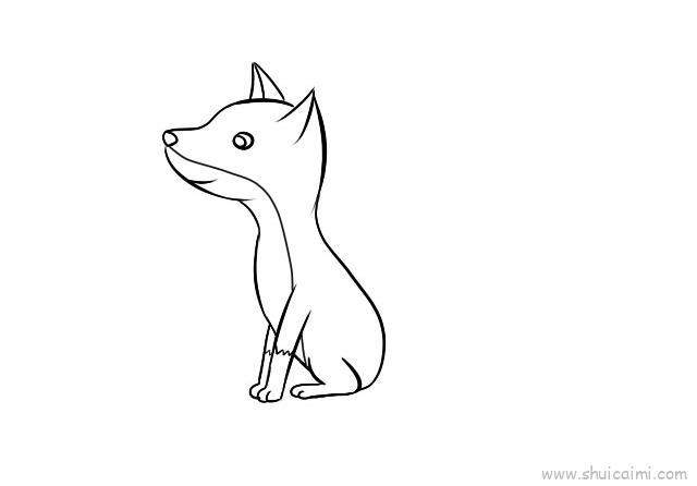 狐狸儿童画怎么画 狐狸简笔画步骤