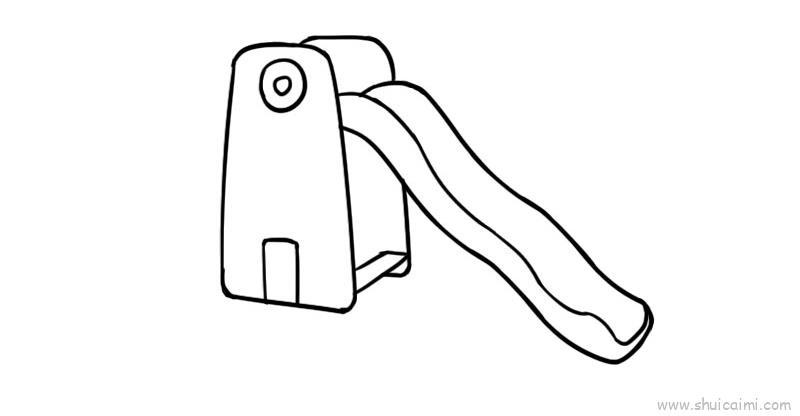 滑滑梯儿童画怎么画 滑滑梯简笔画简单又好看