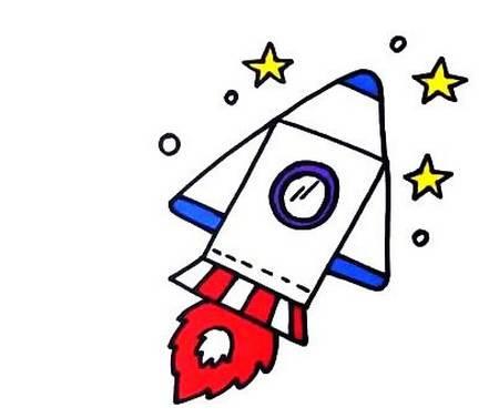 神舟飞船简笔画 神舟飞船简笔画彩色