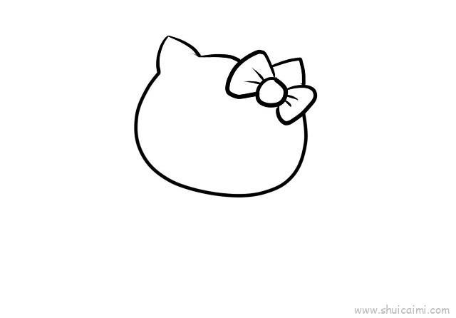 哈喽kitty儿童画怎么画 哈喽kitty简笔画简单