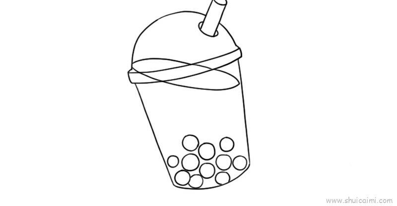 奶茶杯儿童画怎么画 奶茶杯简笔画图片
