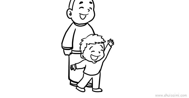 家庭日儿童画怎么画 家庭日简笔画顺序