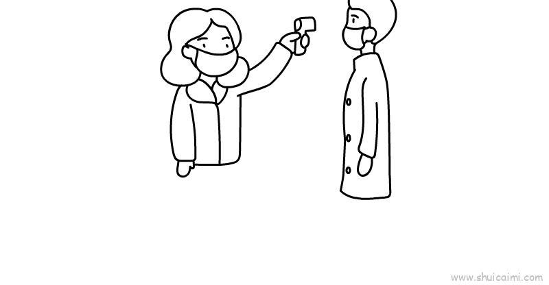 预防冠状病毒儿童画怎么画 预防冠状病毒简笔画简单又好看