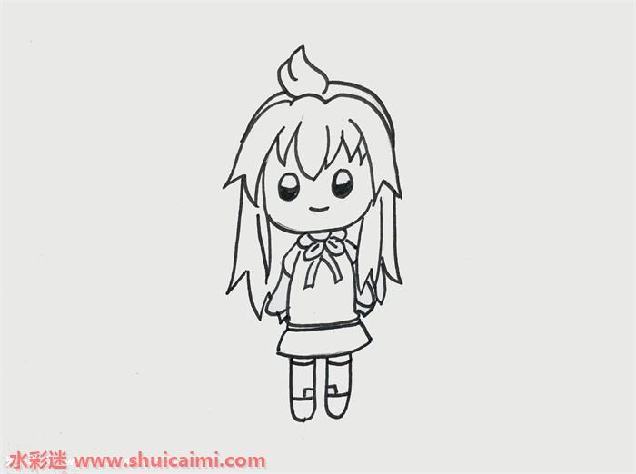 可爱卡通人物怎么画 卡通人物简笔画彩色