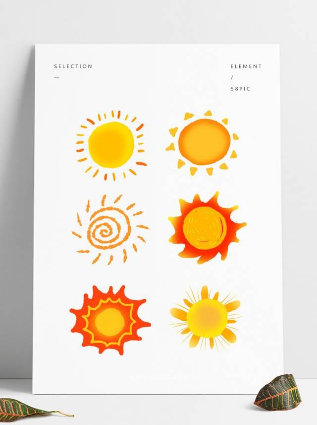 太阳图片简笔画 太阳图片简笔画彩色