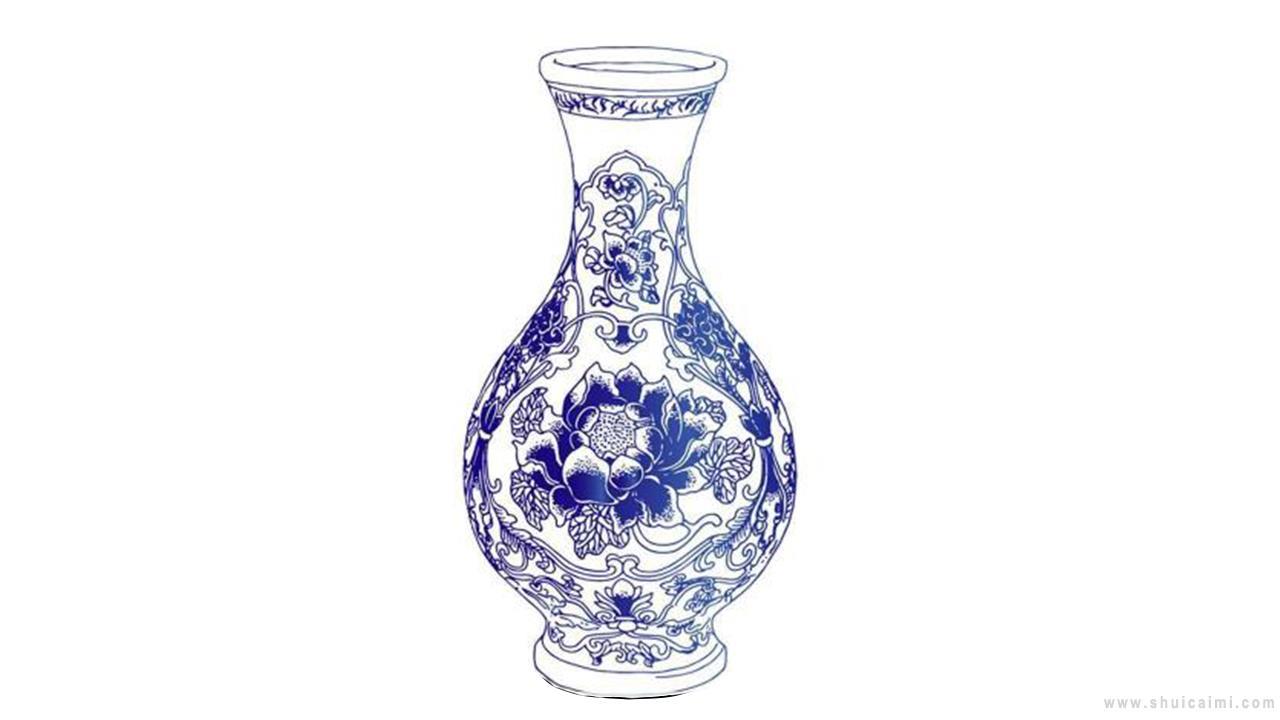 青花瓷花瓶简笔画怎么画 青花瓷花瓶简笔画简单又好看