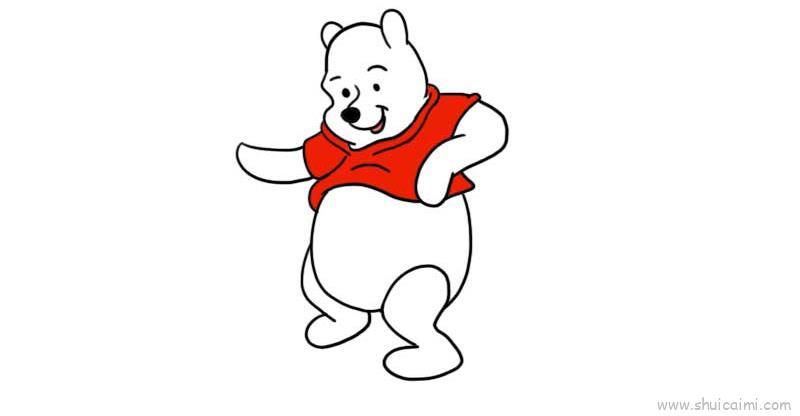 维尼熊儿童画怎么画 维尼熊简笔画画法