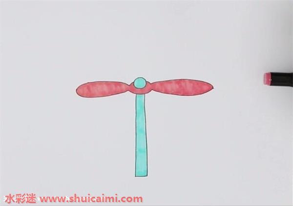 玩具竹蜻蜓怎么画 竹蜻蜓简笔画简单彩色